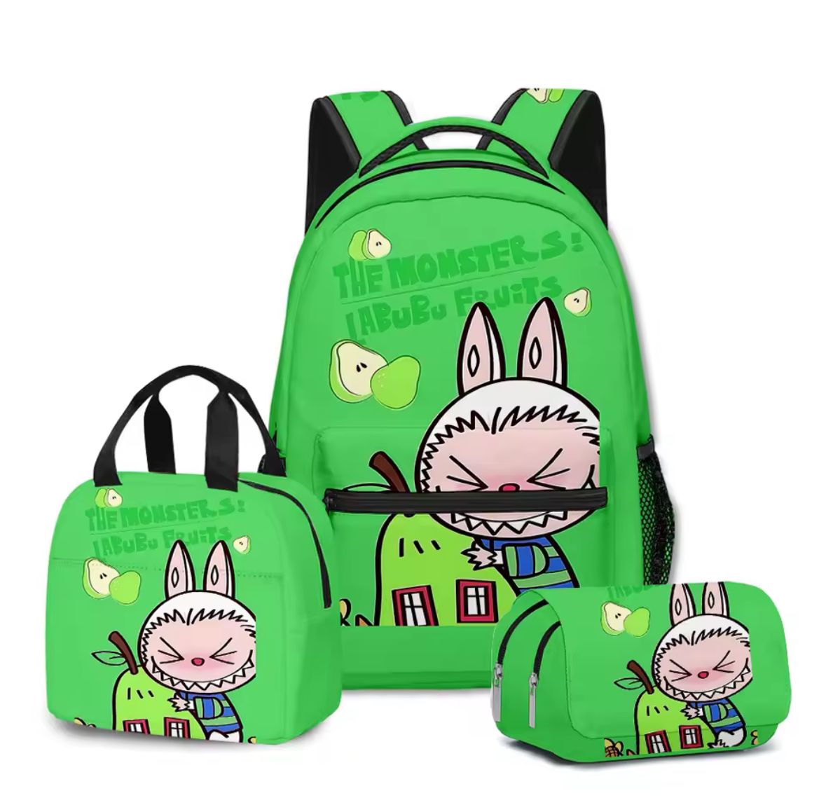 Labubu 3-in-1 Backpack Set β Fruity Labubu Edition