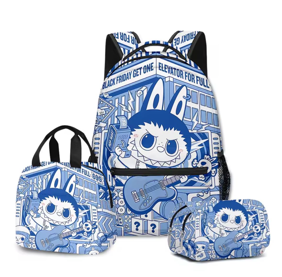 Labubu 3-in-1 Backpack Set β Urban Chaos Edition